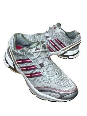 adidas Supernova Running Shoes Gray Prink Adiprene Sz 7.5 Athletic Y2K